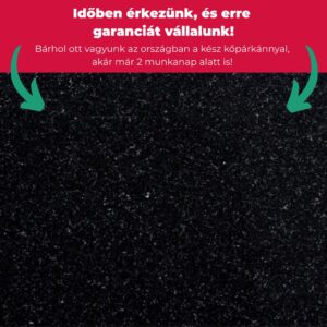Bengal Black Gránit – fedkő