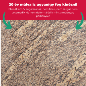 Giallo California gránit – fedkő